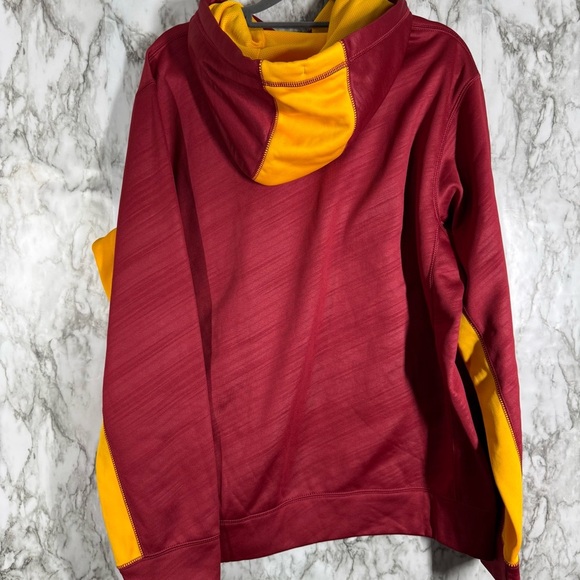 Nike Dri-Fit USC Cardinal and Gold Trojans Hoodie - Picture 2 of 6